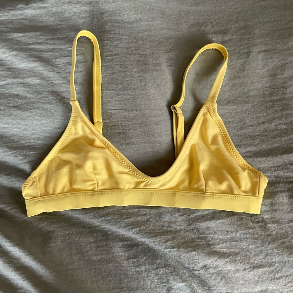 White Fox La Escala Bikini Top- Yellow 💛